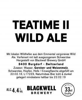 Teatime II Wild Ale